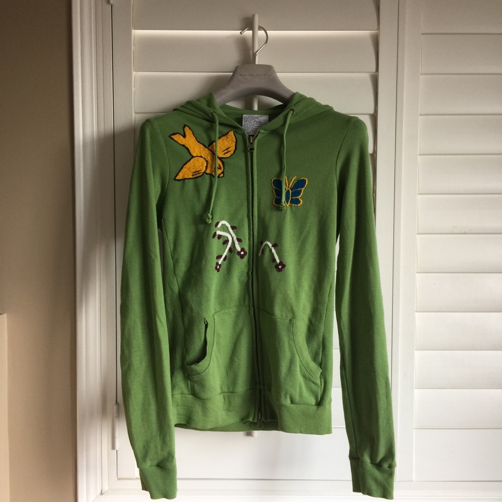 Urban outfitters embroidered hoodie
